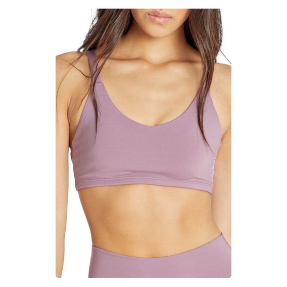 ★ Wildfox Karma Twist Back Sports Bra - Grapeade/LightIrange ★ - Picture 17 of 17